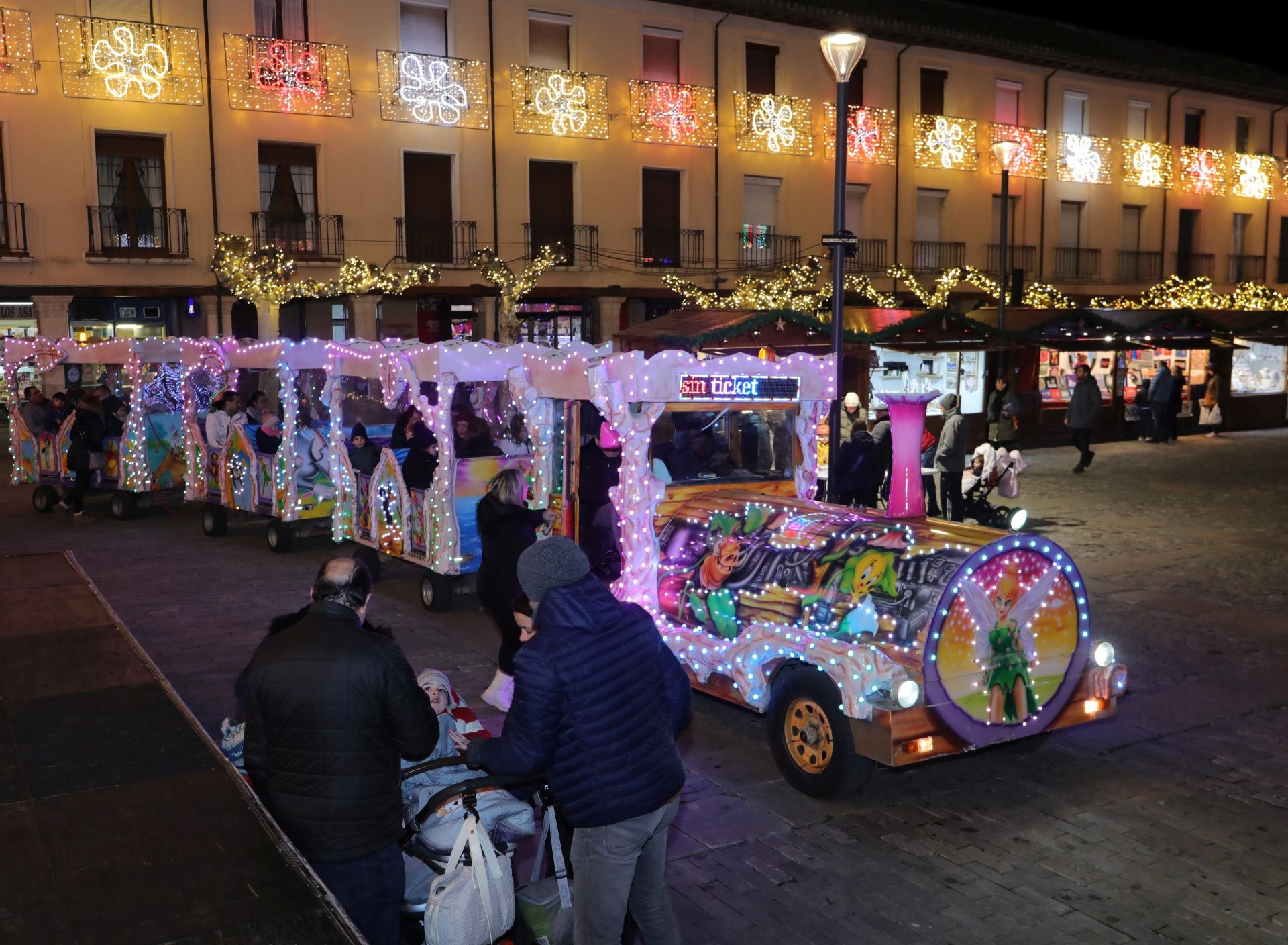 Papa Noel visita anticipadamente Palencia