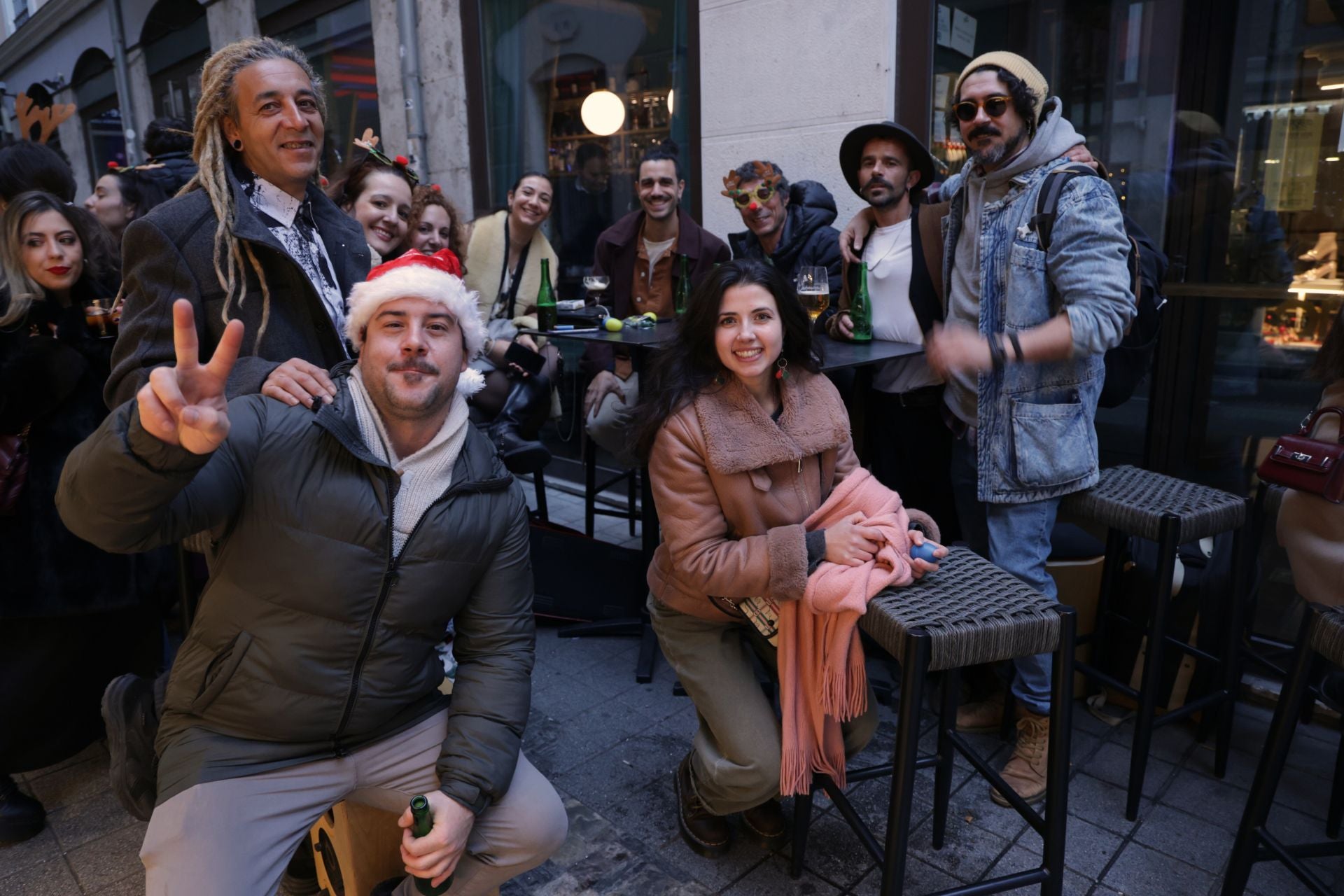 Las calles de Valladolid, repletas de ambiente festivo horas antes de la Nochebuena