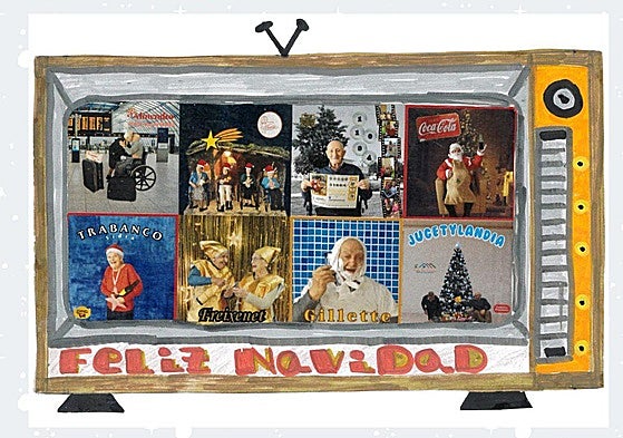 Tarjeta navideña ganadora del concurso de Postales de Acalerte.