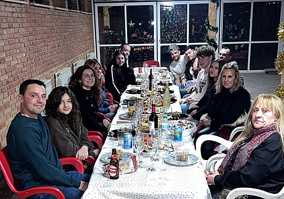 Cena de Nochebuena en el bar de Santa Eufemia del Arroyo