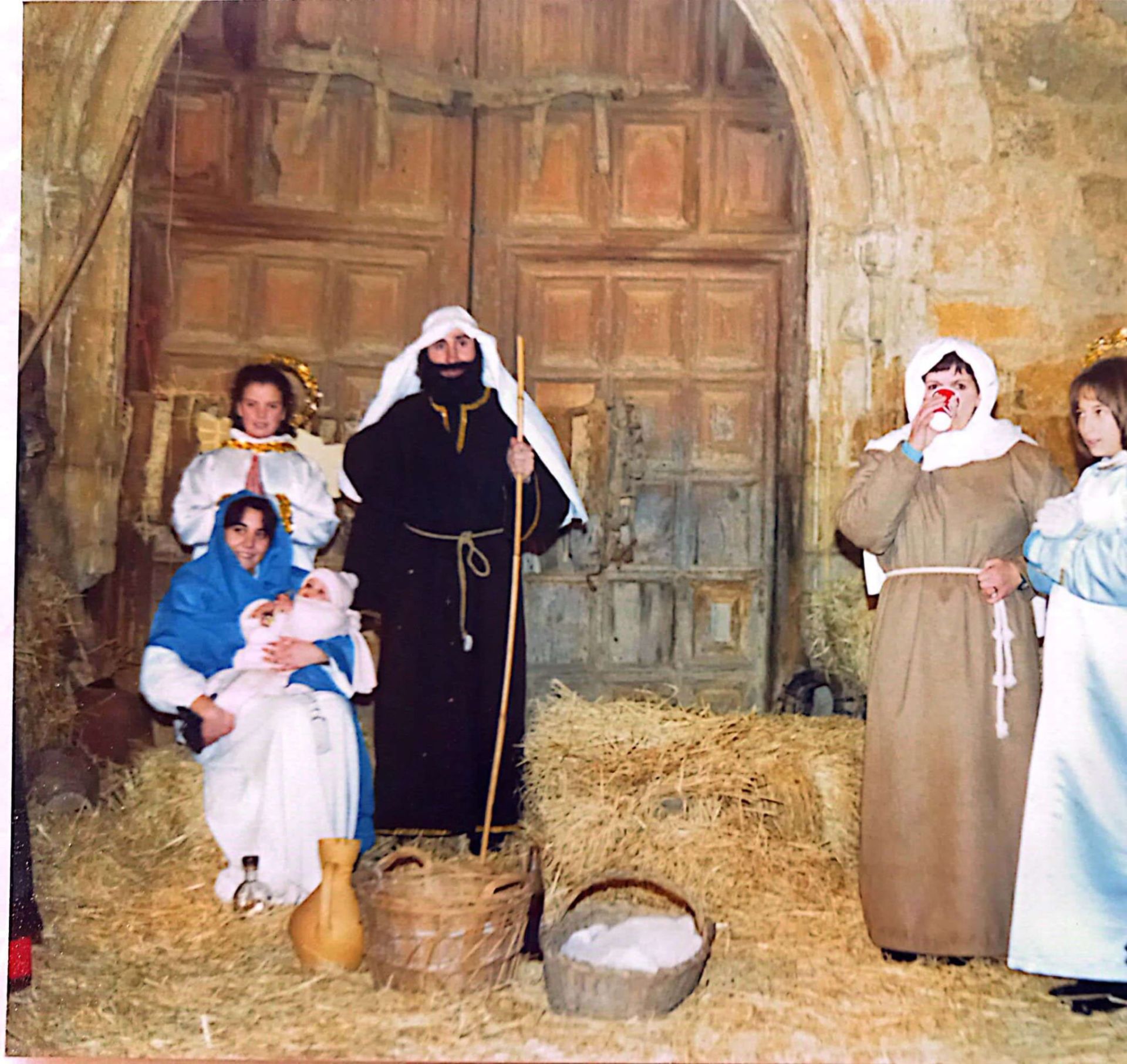 El belén viviente de la iglesia de Santiago de Tordehumos de hace 25 años, en imágenes