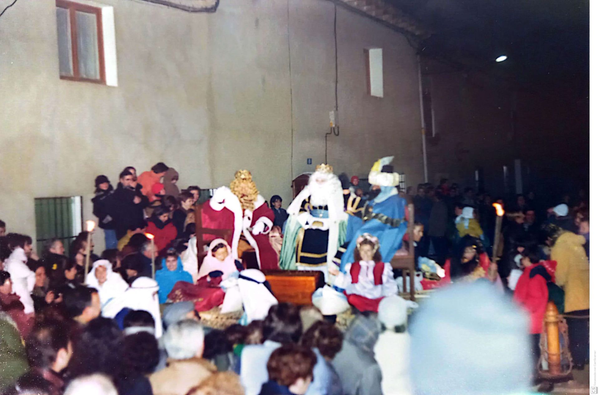 El belén viviente de la iglesia de Santiago de Tordehumos de hace 25 años, en imágenes