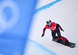 Sophie Hediger, durante su participación en los Juegos Olímpicos de Invierno de 2022.