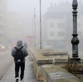 La niebla se apodera de Palencia