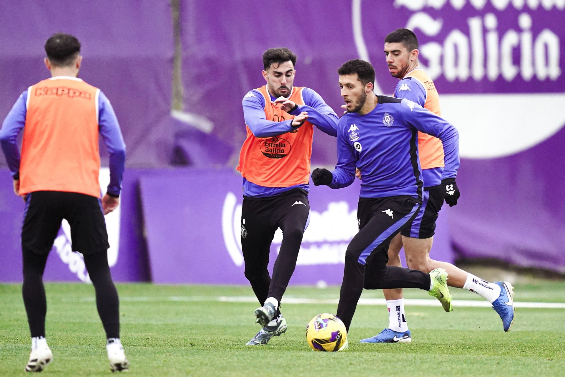 Las imágenes de la vuelta a los entrenamientos del Real Valladolid tras el parón de Navidad