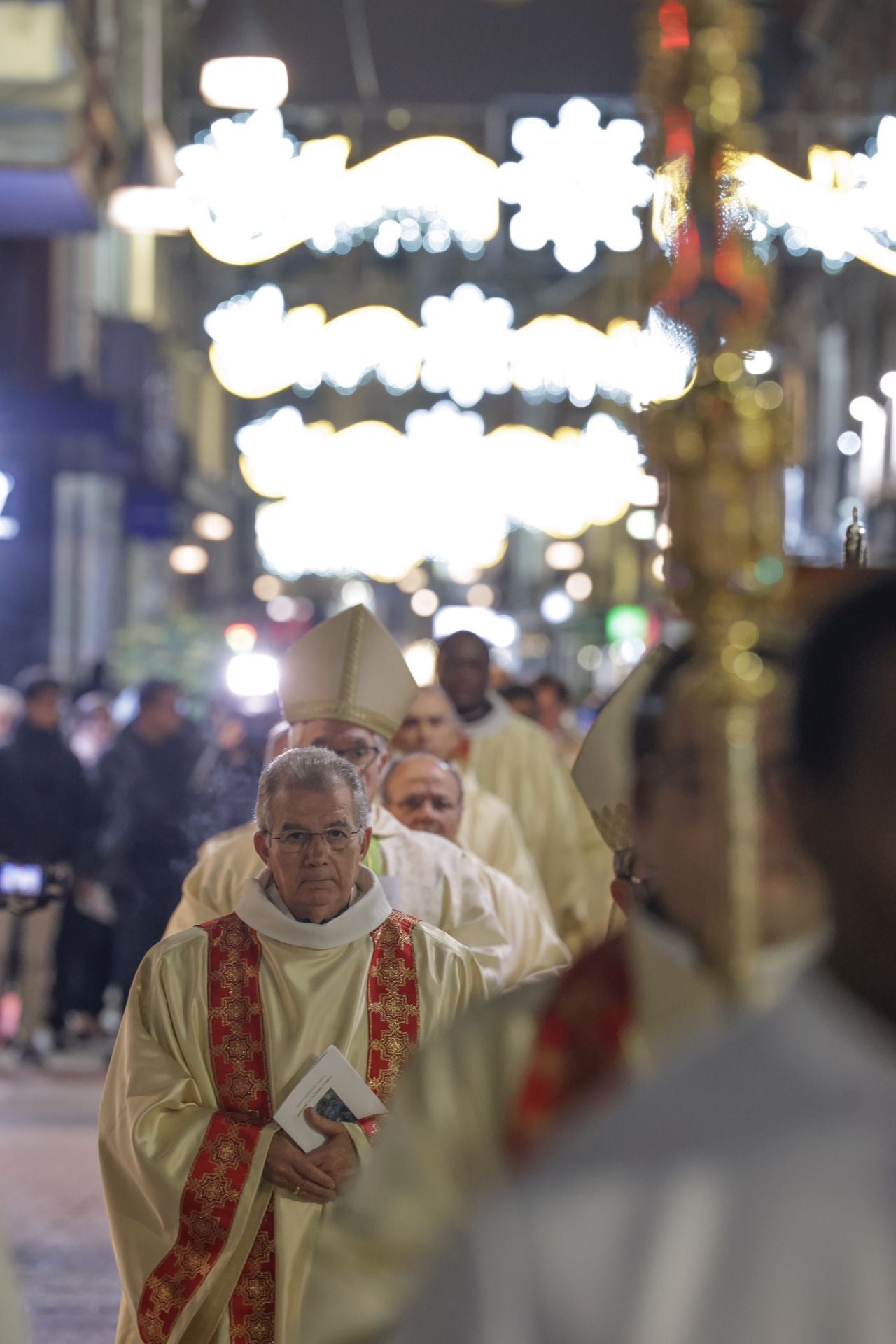 Las imágenes de la procesión del año Santo entre San Andrés y el Santuario