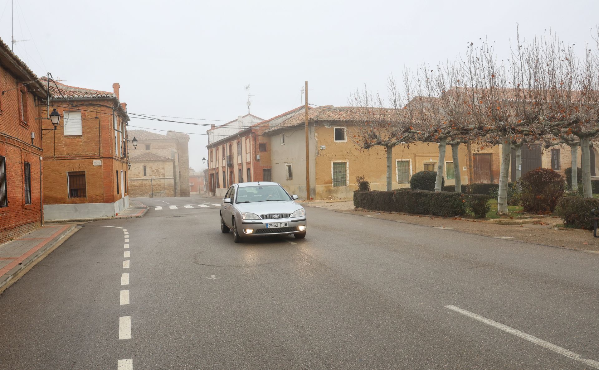 Niebla para despedir el año en Palencia