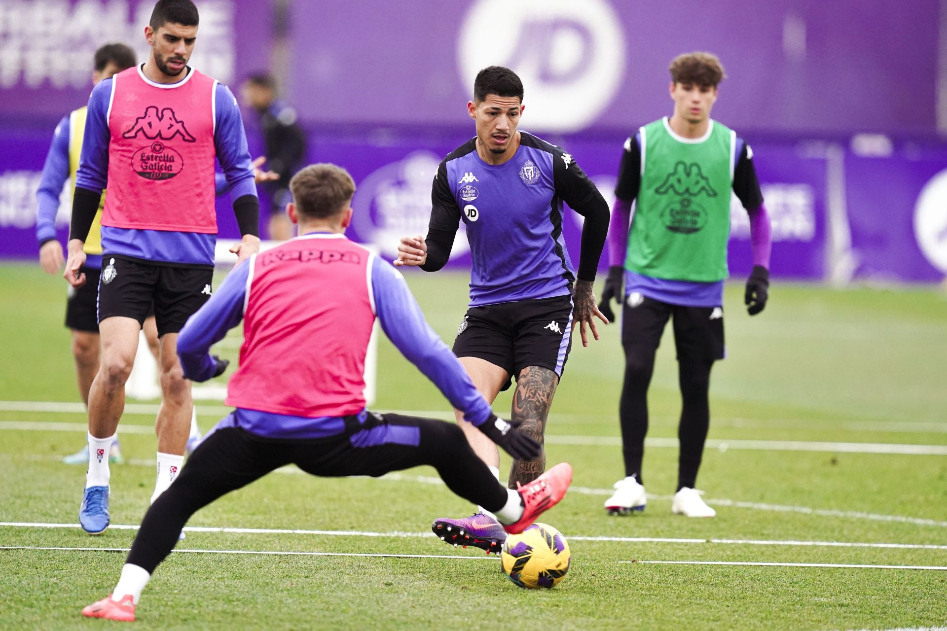 Vuelta al trabajo del Real Valladolid después del descanso navideño