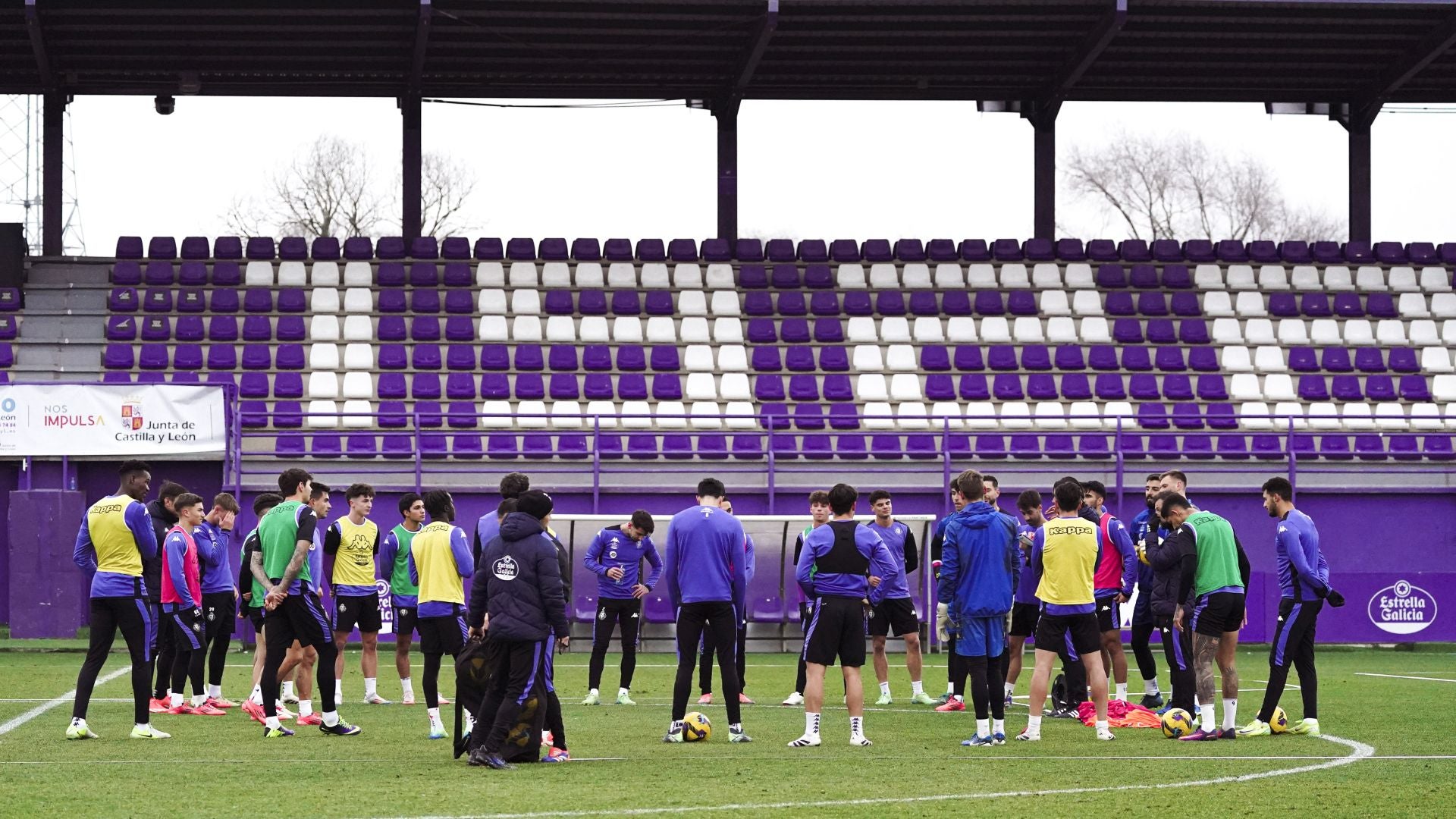 Vuelta al trabajo del Real Valladolid después del descanso navideño