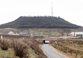 El cerro de San Cristóbal.