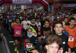 Así ha sido la salida de la San Silvestre de Palencia