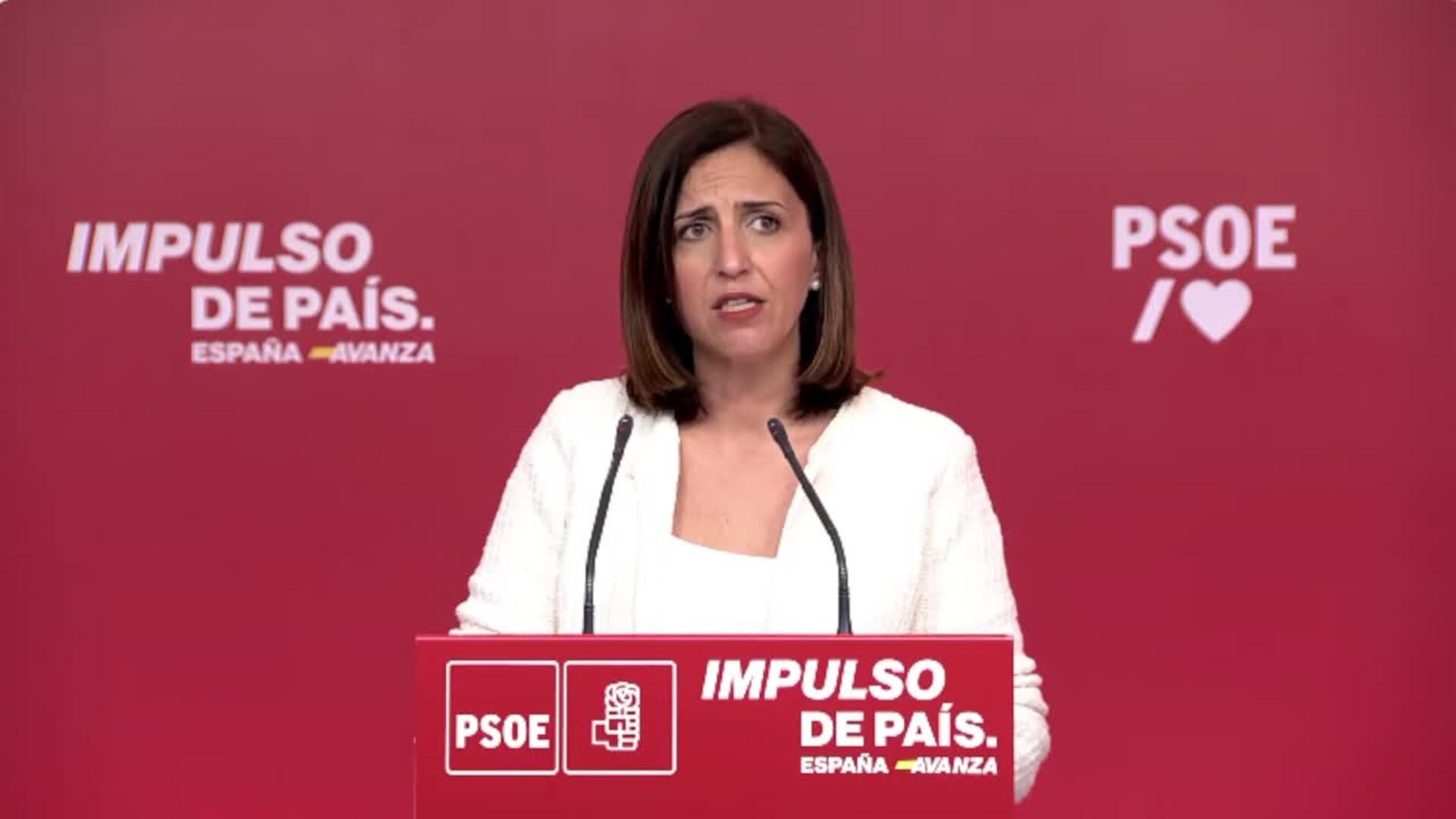 El PSOE resta importancia a las palabras de Puente hacia Milei