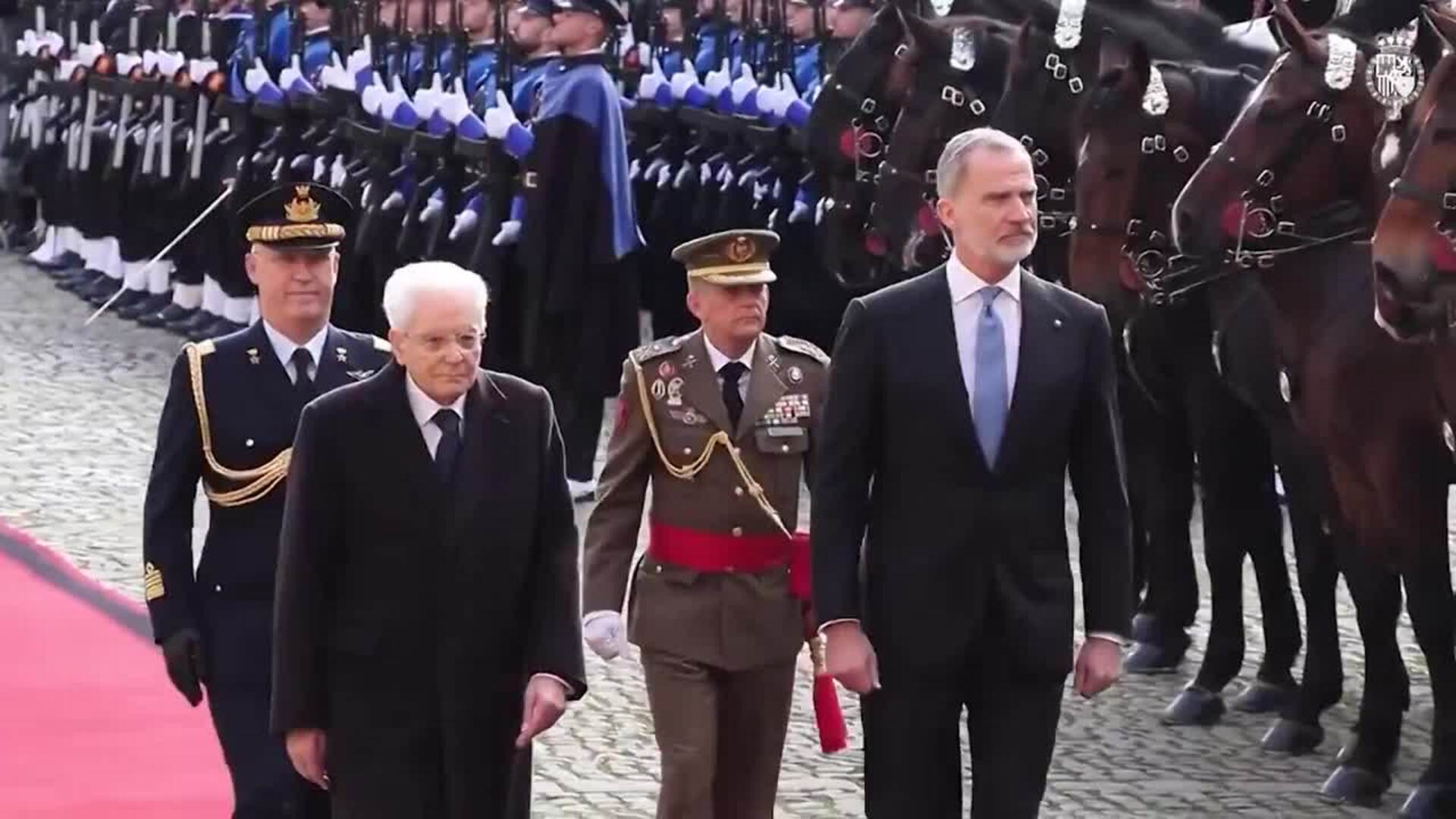Los Reyes inician su visita de Estado a Italia
