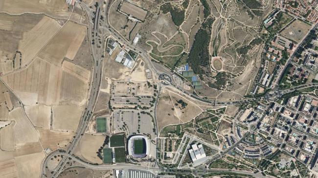 Imagen después - Estadio José Zorrilla, parque de las Contiendas y Villa de Prado.
