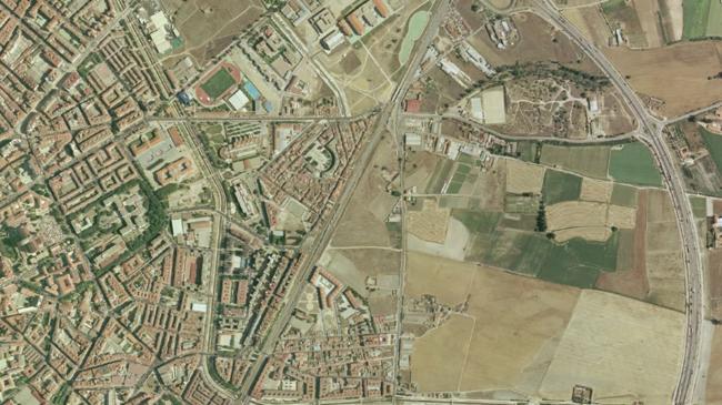 Imagen antes - Santos Pilarica y Campus Miguel Delibes.