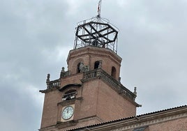 Estado actual de la Torre de la Colegiata de San Antolín.