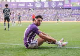 Raúl Moro, en el encuentro ante el Espanyol, en el debut liguero esta temporada.