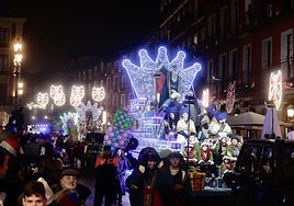 Cabalgata de los Reyes Magos en Valladolid, hace dos años.