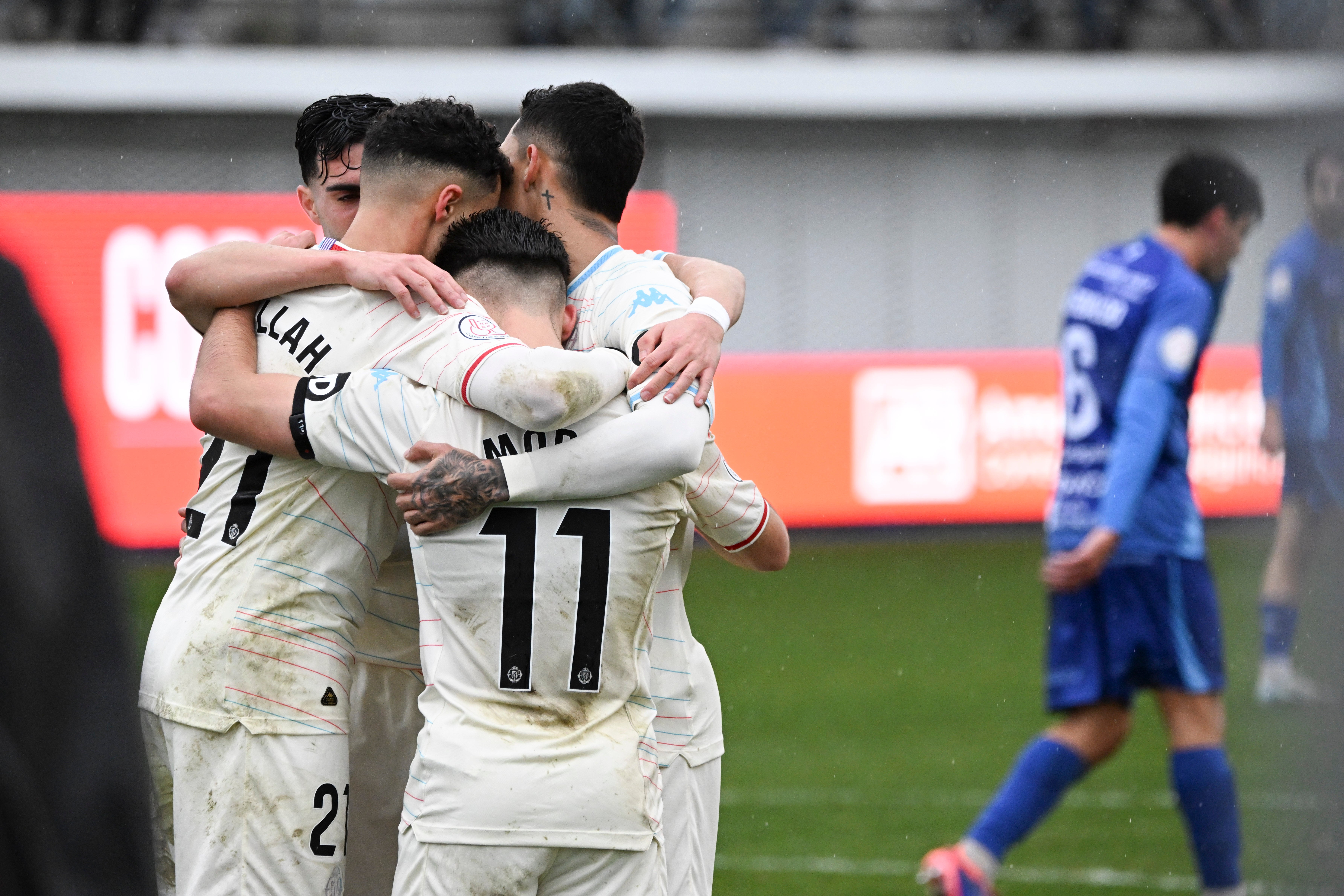 La eliminación del Real Valladolid en Ourense, en imágenes