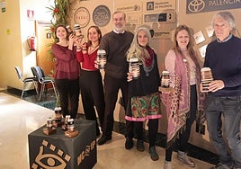 Lectura del palmarés de la Muestra Internacional de Cine de Palencia en la pasada edición.