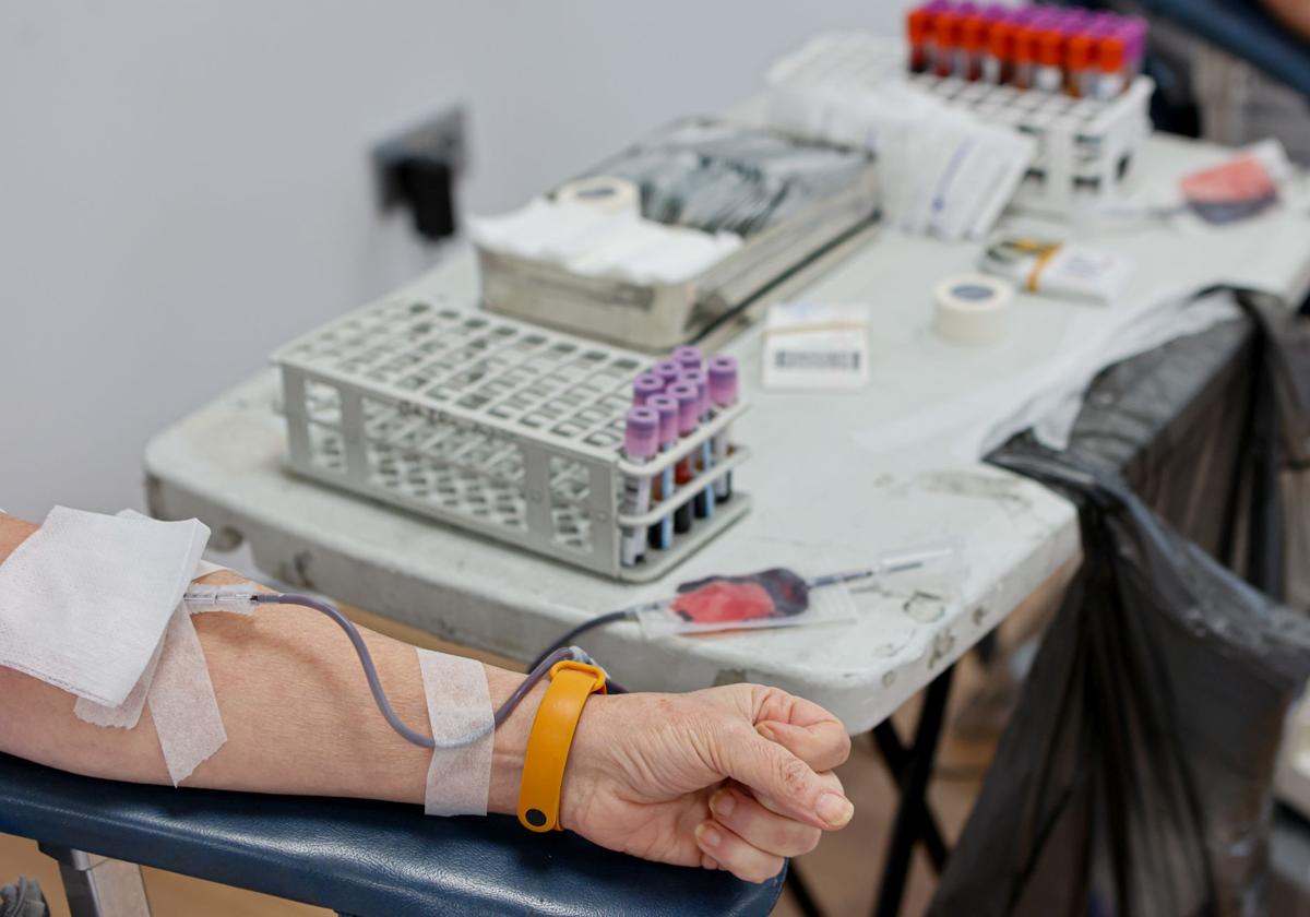 Donación de sangre, en una imagen de archivo.