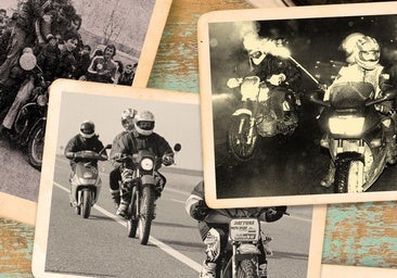 Pingüinos en el recuerdo: cuando las motos rugían en blanco y negro