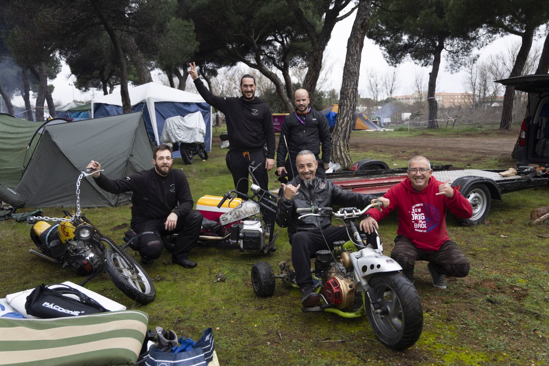 Primera mañana en la zona de acampada de Pingüinos