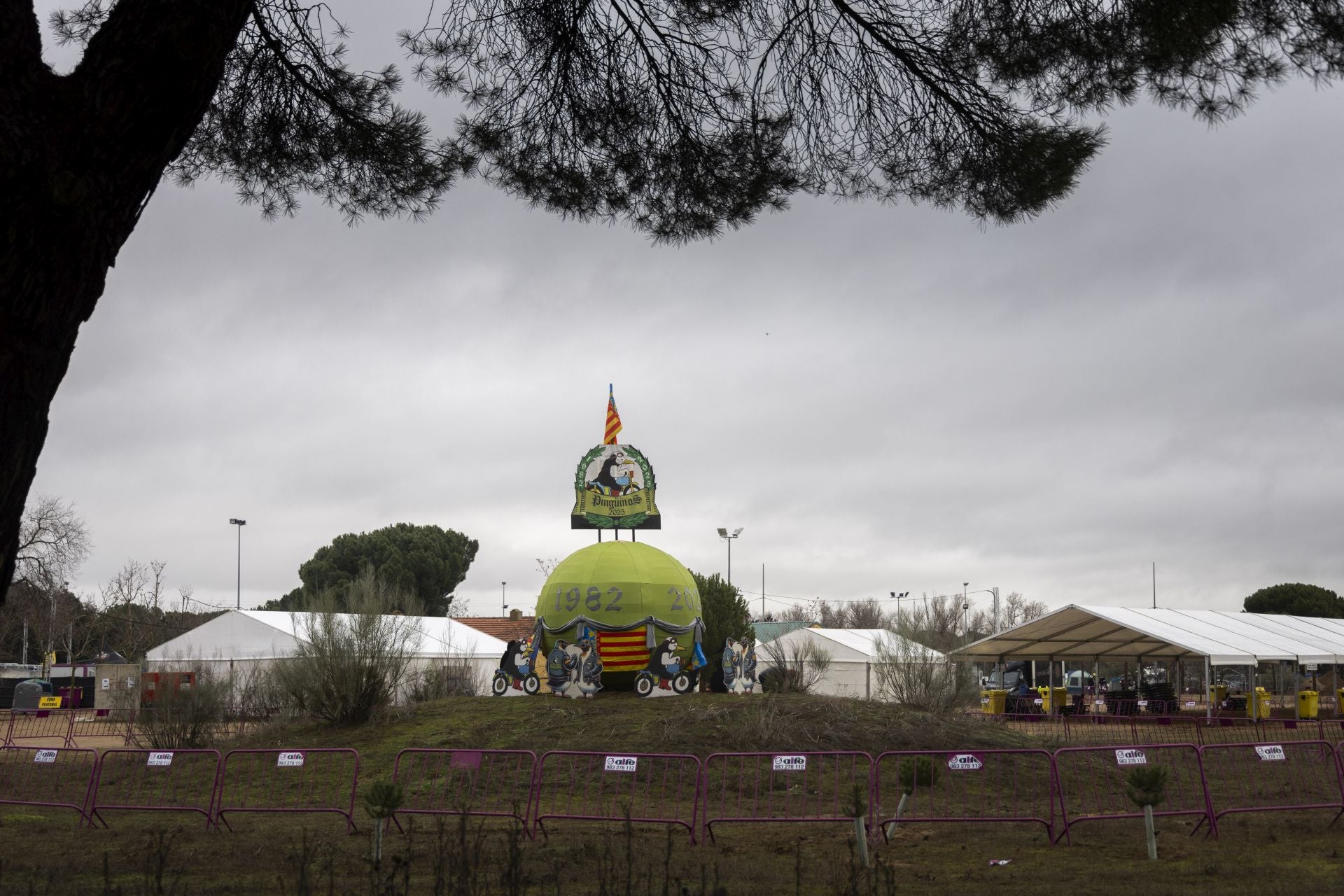 Primera mañana en la zona de acampada de Pingüinos