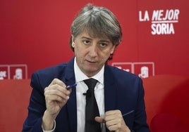 Carlos Martínez Mínguez, secretario general electo del PSOE de Castilla y León y alcalde de Soria.