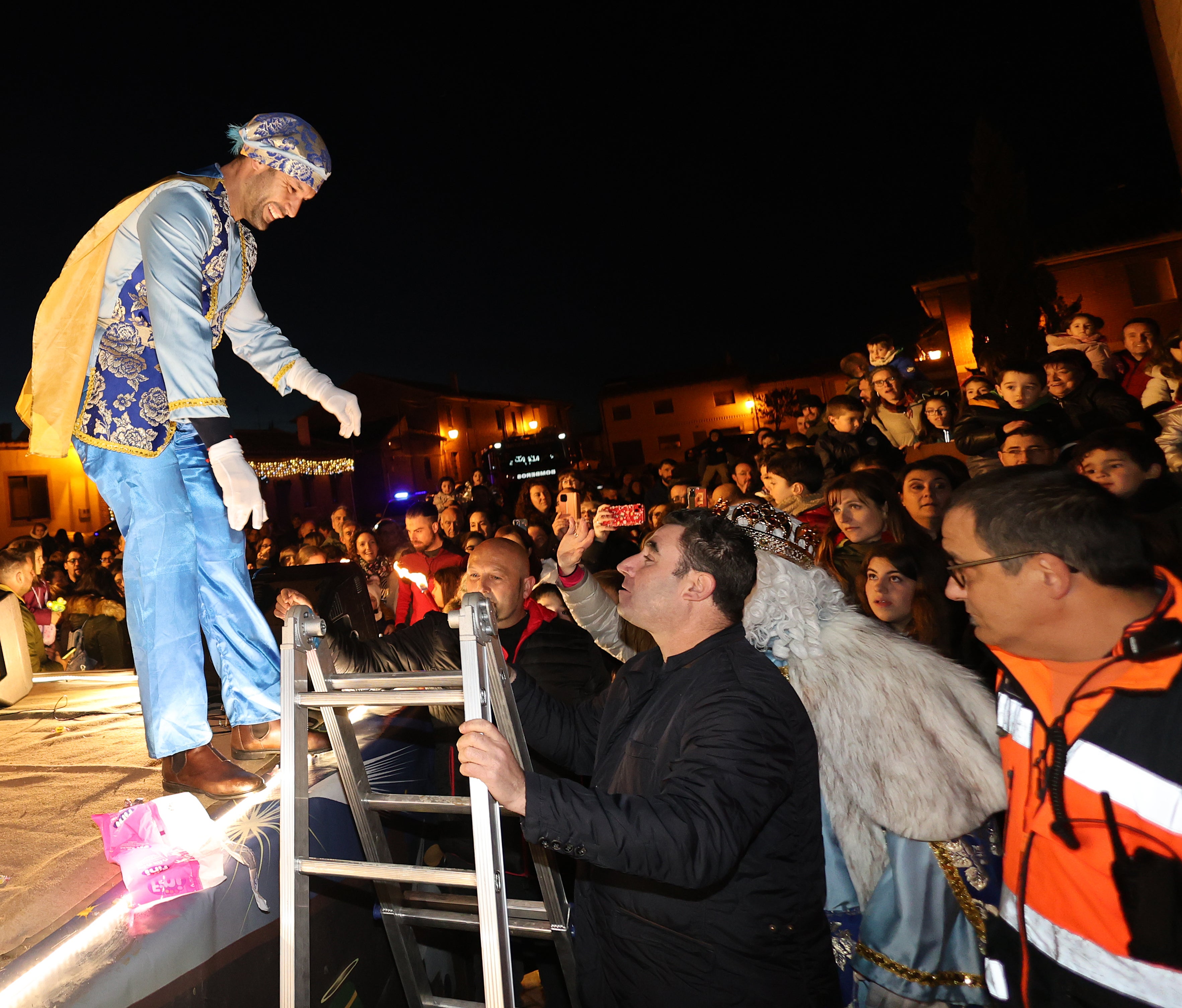 Así ha sido la Cablagata de despedida de los Reyes en Becerril