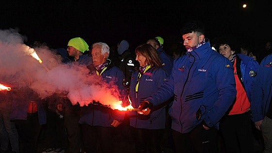 Quema de la falla de Pingüinos 2025