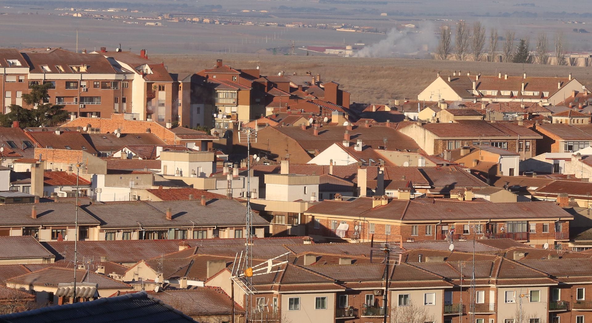 Lunes con temperaturas bajo cero en Segovia