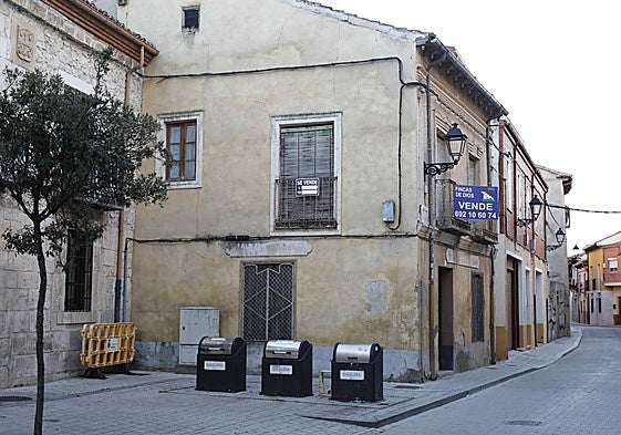 Calle Derecha al Coso, una de las vías integradas en el ARUCH diseñado por el Ayuntamiento de Peñafiel.