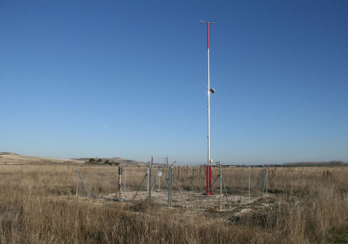 Estación meteorológica de Cuéllar.