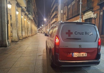 Cruz Roja intensifica por el frío en Palencia la atención a personas sin hogar