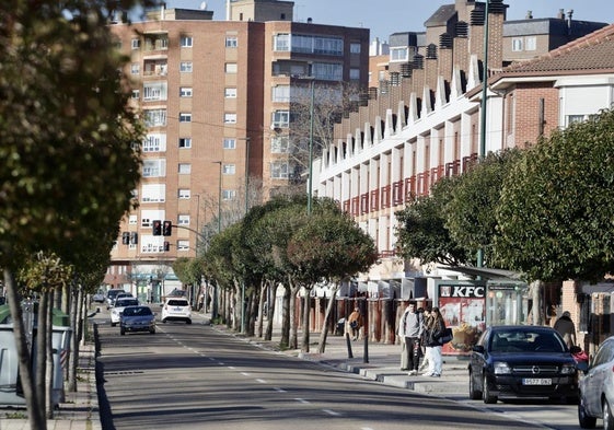 Calle del Valle de Esgueva en Valladolid.