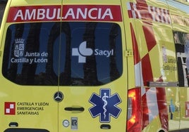 Ambulancia del servicio de emergencias 112 de Castilla y León.