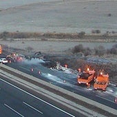 Activan la situación 2 del Plan de Emergencias por el accidente mortal en la AP-6