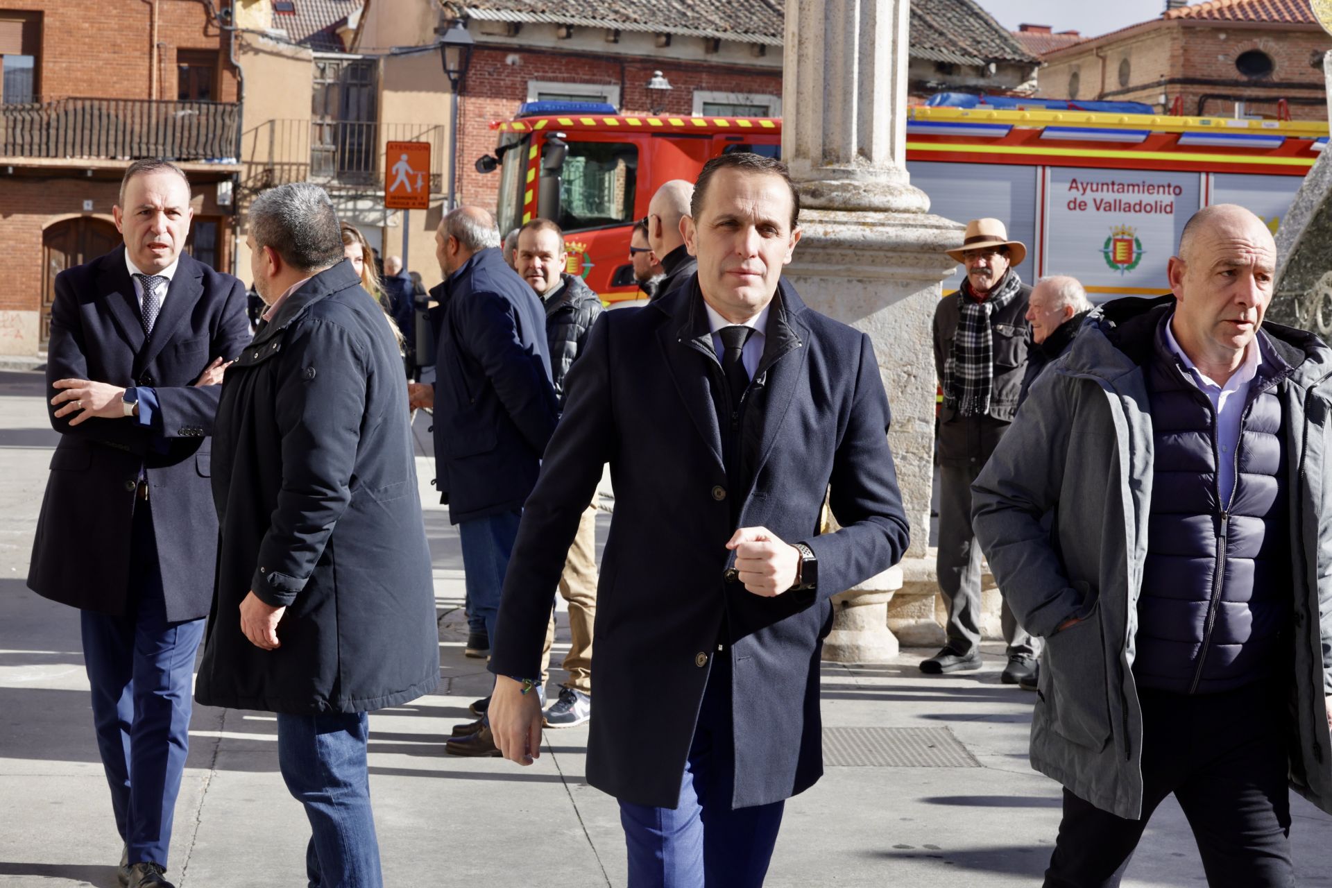 Funeral en Tudela de Duero por el bombero fallecido en acto de servicio en Fompedraza