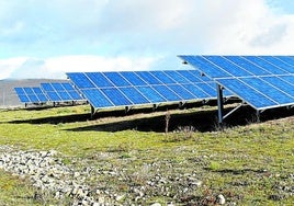 Placas solares en Cillamayor.