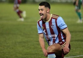 Davo, durante el partido del pasado sábado de la Gimnástica Segoviana.