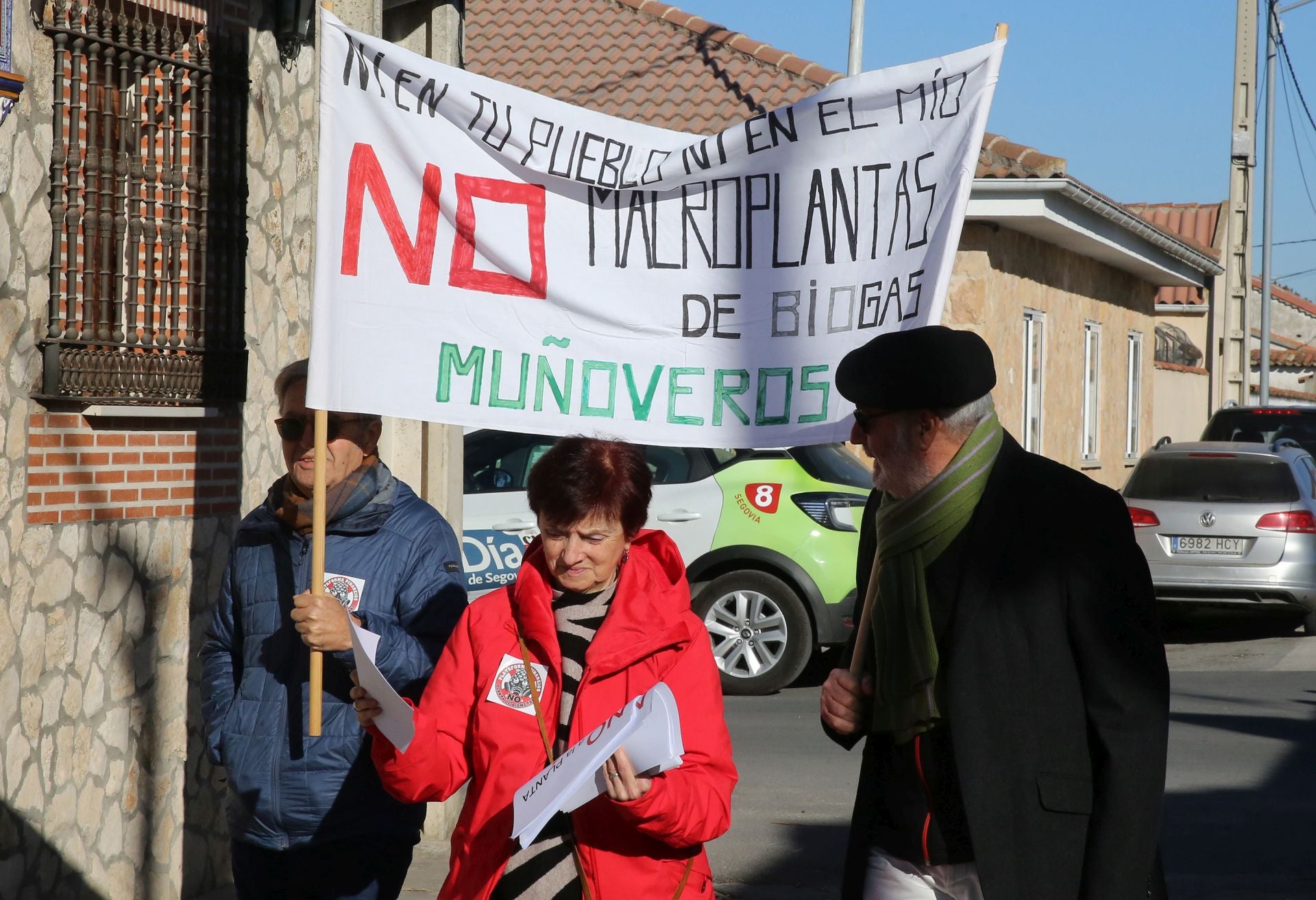 La manifestación de Pinarejos, en imágenes