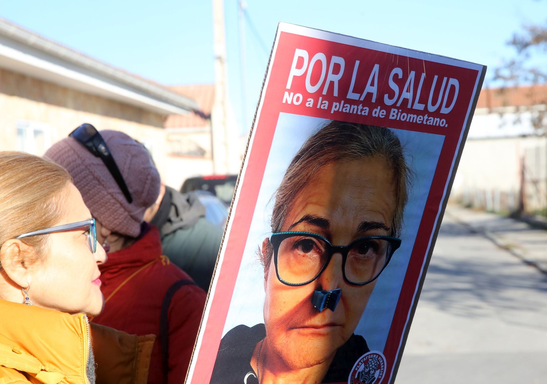 La manifestación de Pinarejos, en imágenes