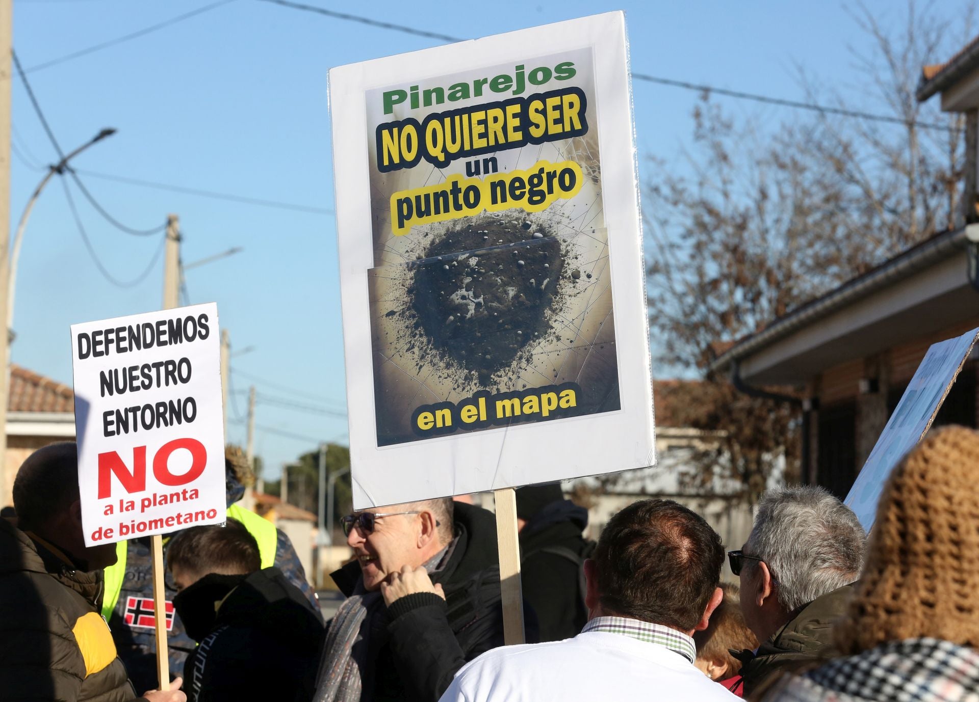 La manifestación de Pinarejos, en imágenes