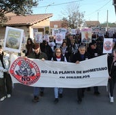 La manifestación de Pinarejos, en imágenes