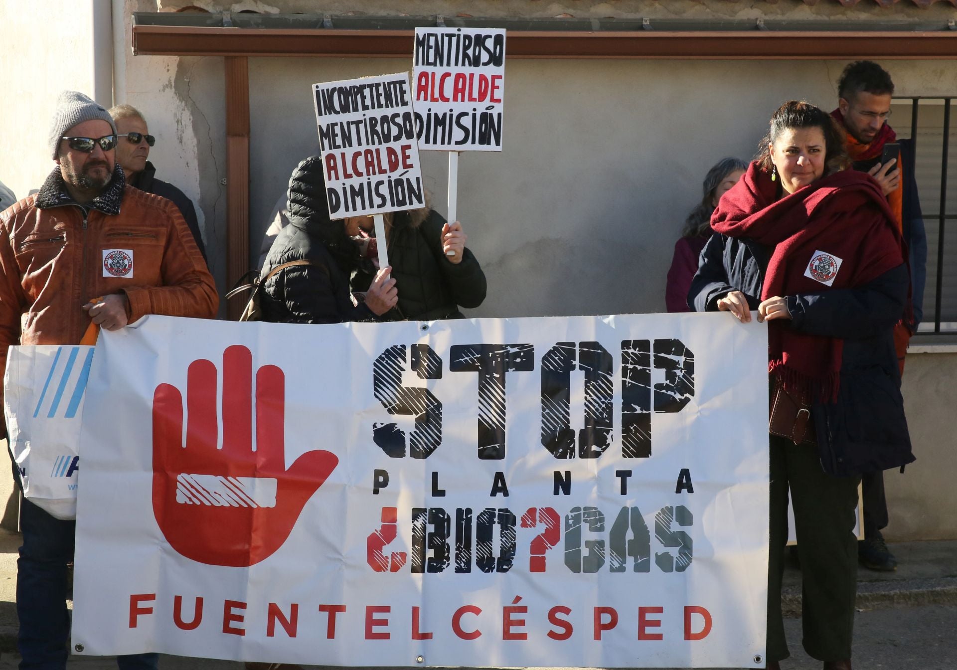 La manifestación de Pinarejos, en imágenes