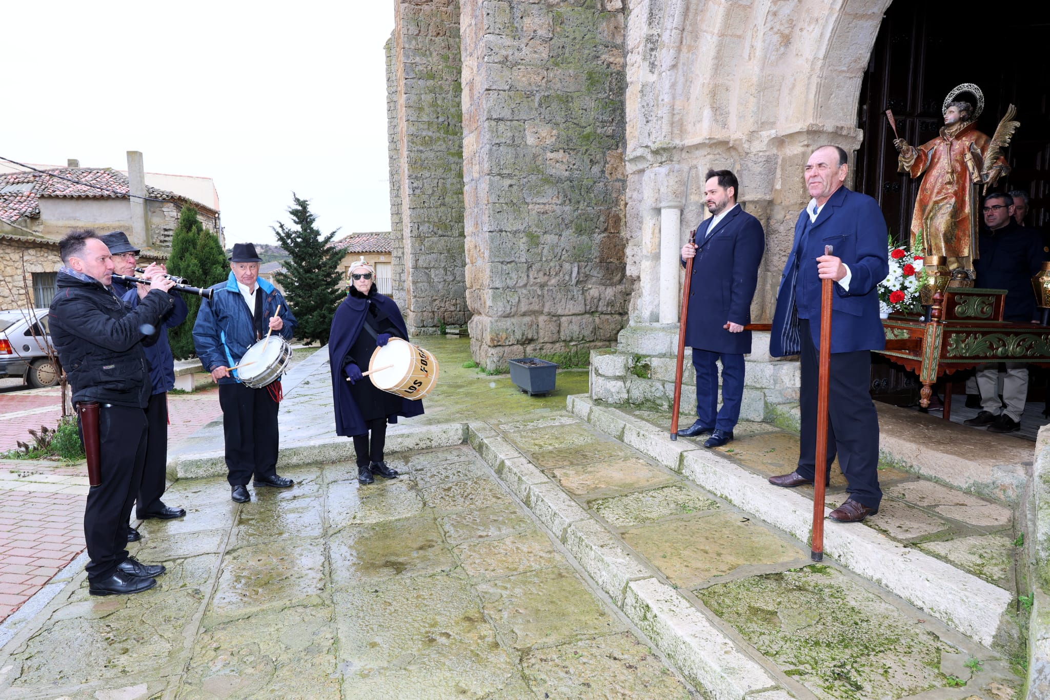 Valdenebro de los Valles celebra San Vicente Mártir con agua y sin procesión