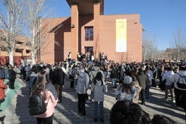 Pruebas de acceso al MIR en el aulario Campus Esgueva de la Universidad de Valladolid el pasado año.