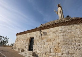 Explanada del actual mirador del Cristo del Otero.