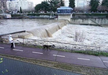 El temporal 'Herminia' pone en alerta a los ríos de Castilla y León